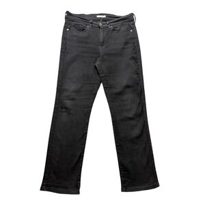 Levi's Classic Straight Jeans Womens 29x26 Black Mid Rise Stretch Denim Tag 8